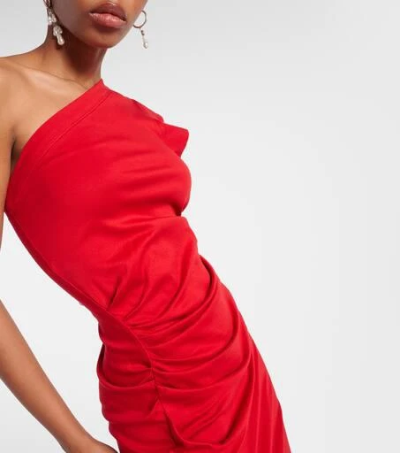 Isabel Marant Maude gathered cotton jersey midi dress 5