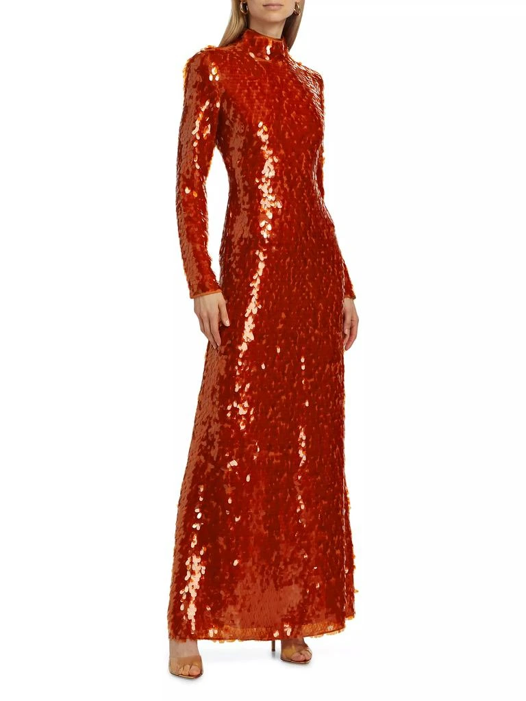 Simon Miller Sculpty Sequin Dress Maxi-Dress 3