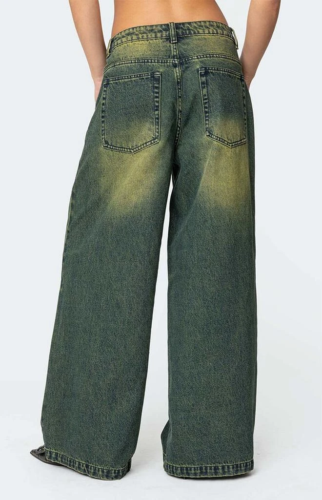 Edikted Shawn Washed Low Rise Jeans 5