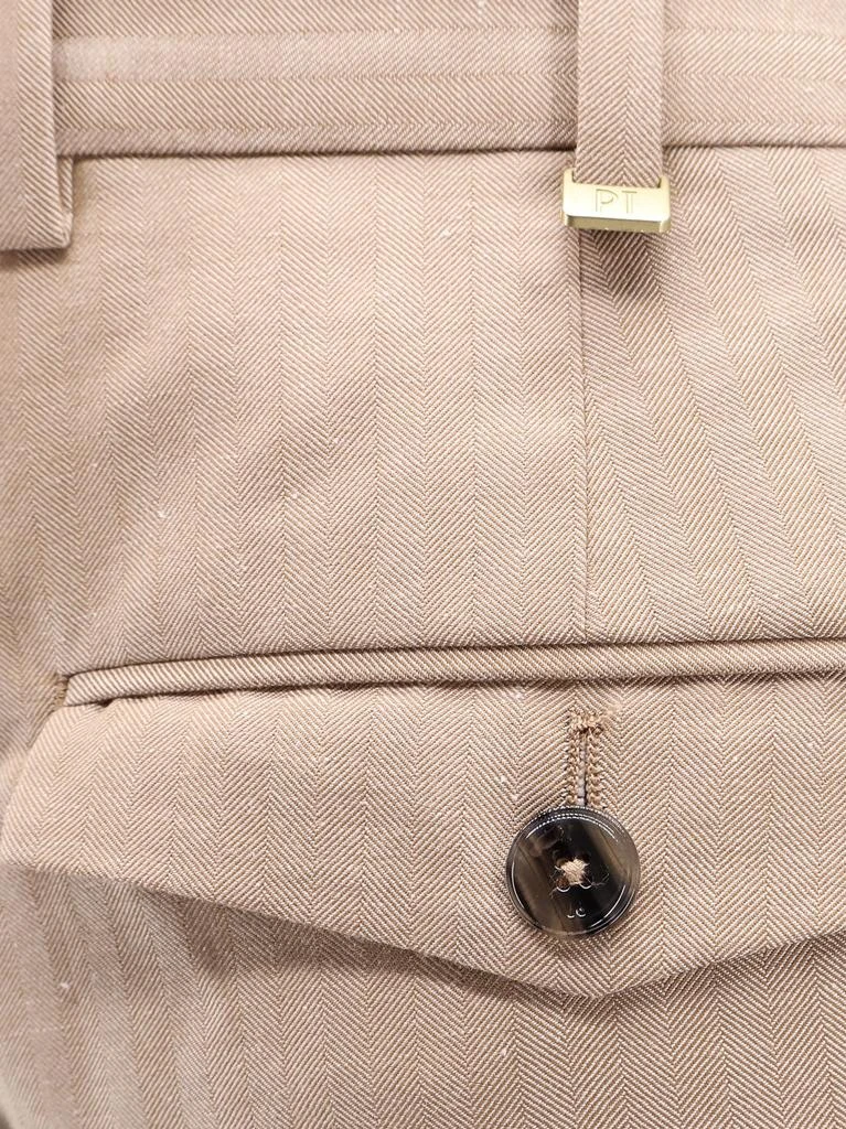 PT TORINO Edge silkochino trouser with pinces 3