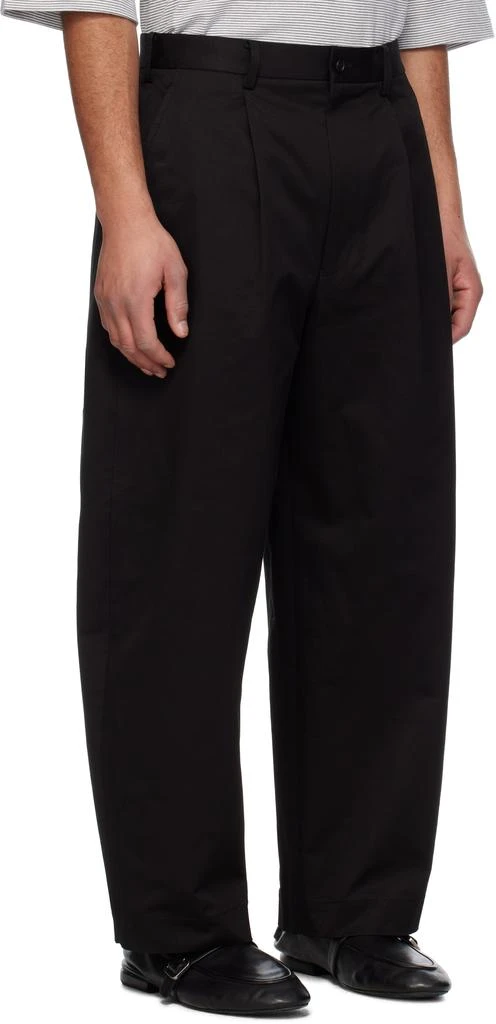 Comme des Garcons Black Cotton Chino Cloth Trousers 2