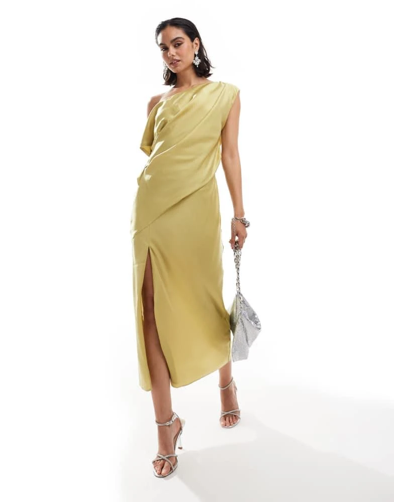 fancy off shoulder dress BABARONI Off-the-shoulder High Slit Sheath Long Dress Black, Black / US0
