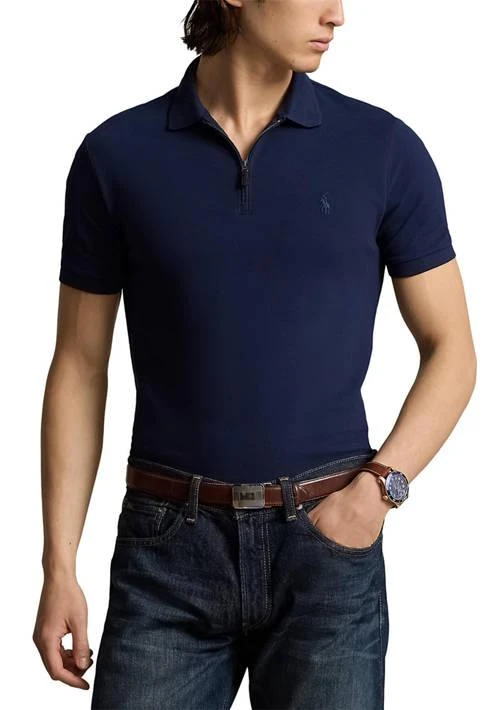 Ralph Lauren Ralph Lauren Classic Fit Stretch Mesh Zip Polo Shirt 1