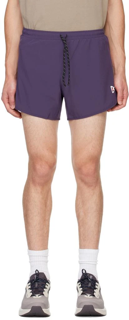 District Vision Purple 5in Training Shorts 1