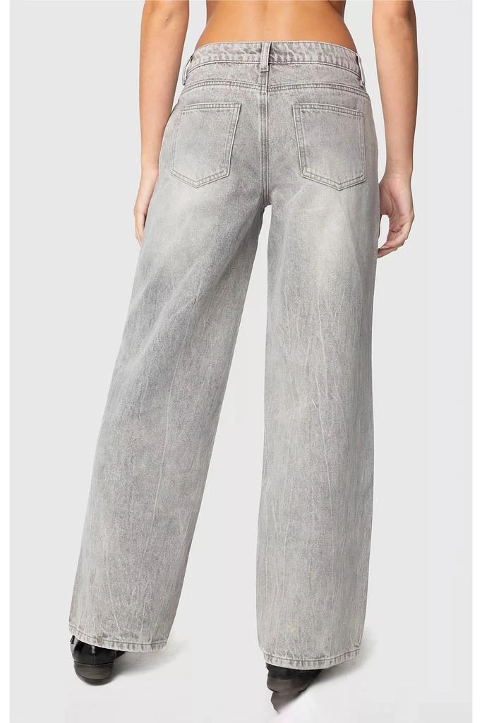 Edikted Edikted Magda Low Rise Acid Wash Jeans 5