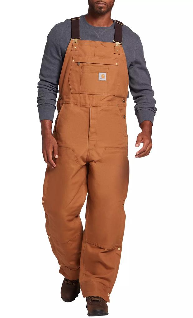 Carhartt firm duck insulated hot bib overall