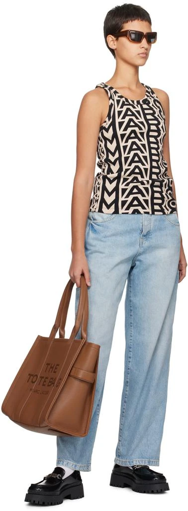 Marc Jacobs Brown 'The Leather Large' Tote 4