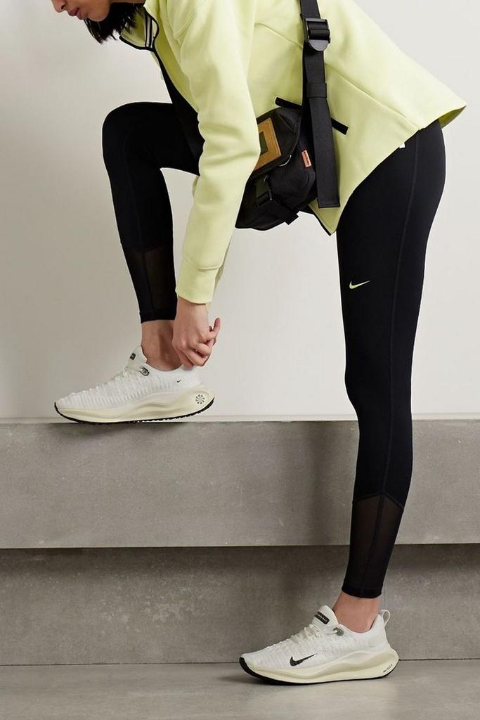 NIKE React InfinityRN 4 rubber-trimmed Flyknit sneakers