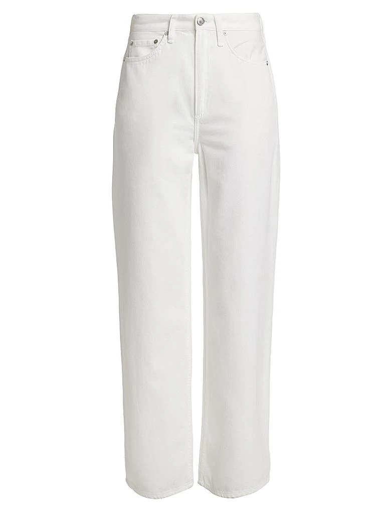 Rag & Bone Featherweight Logan Mid-Rise Wide-Leg Jeans 1