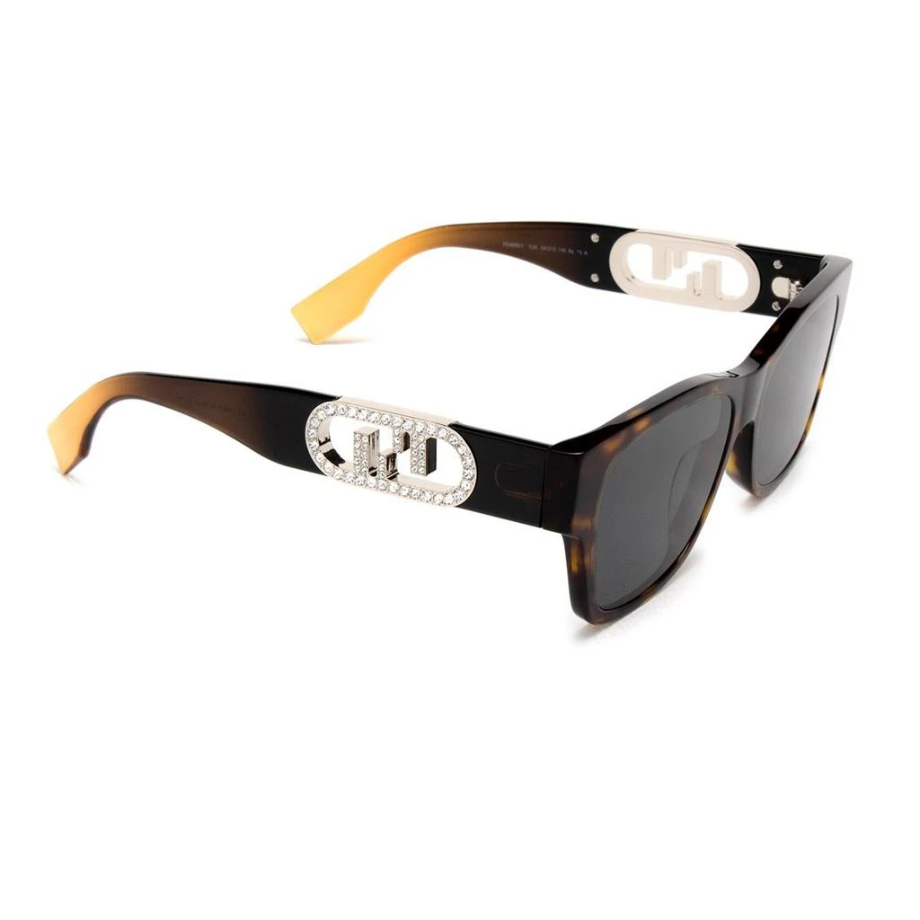 Fendi Eyewear Fendi Eyewear Rectangle Frame Sunglasses 2