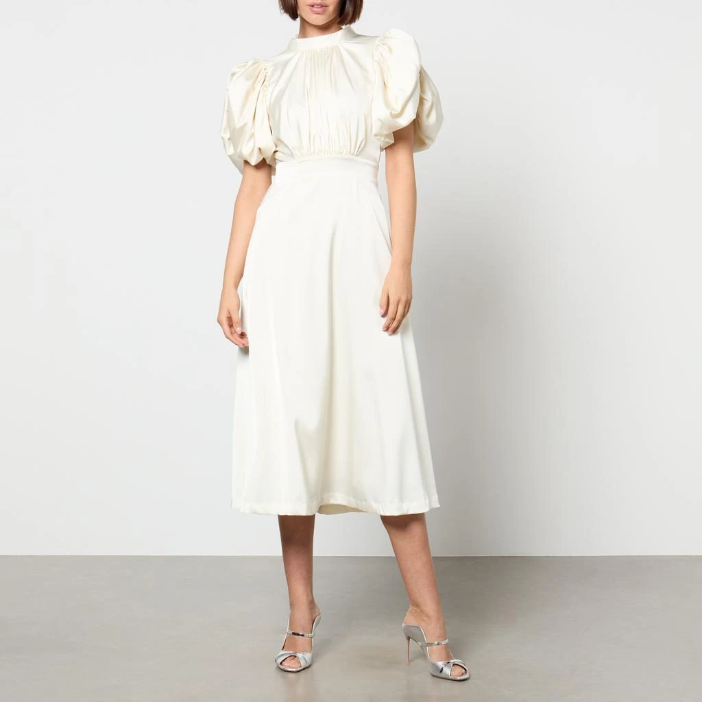 ROTATE Birger Christensen Rotate Birger Christensen Satin Midi Dress 1