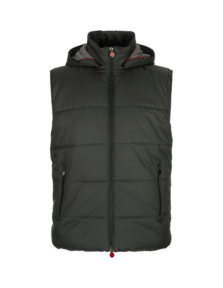 Kiton Kiton Zip-Up Hooded Vest