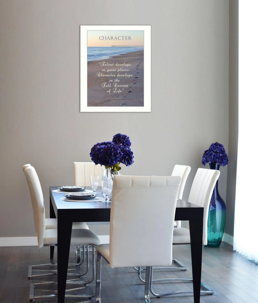 Hivvago Character 4 White Framed Print Wall Art 5