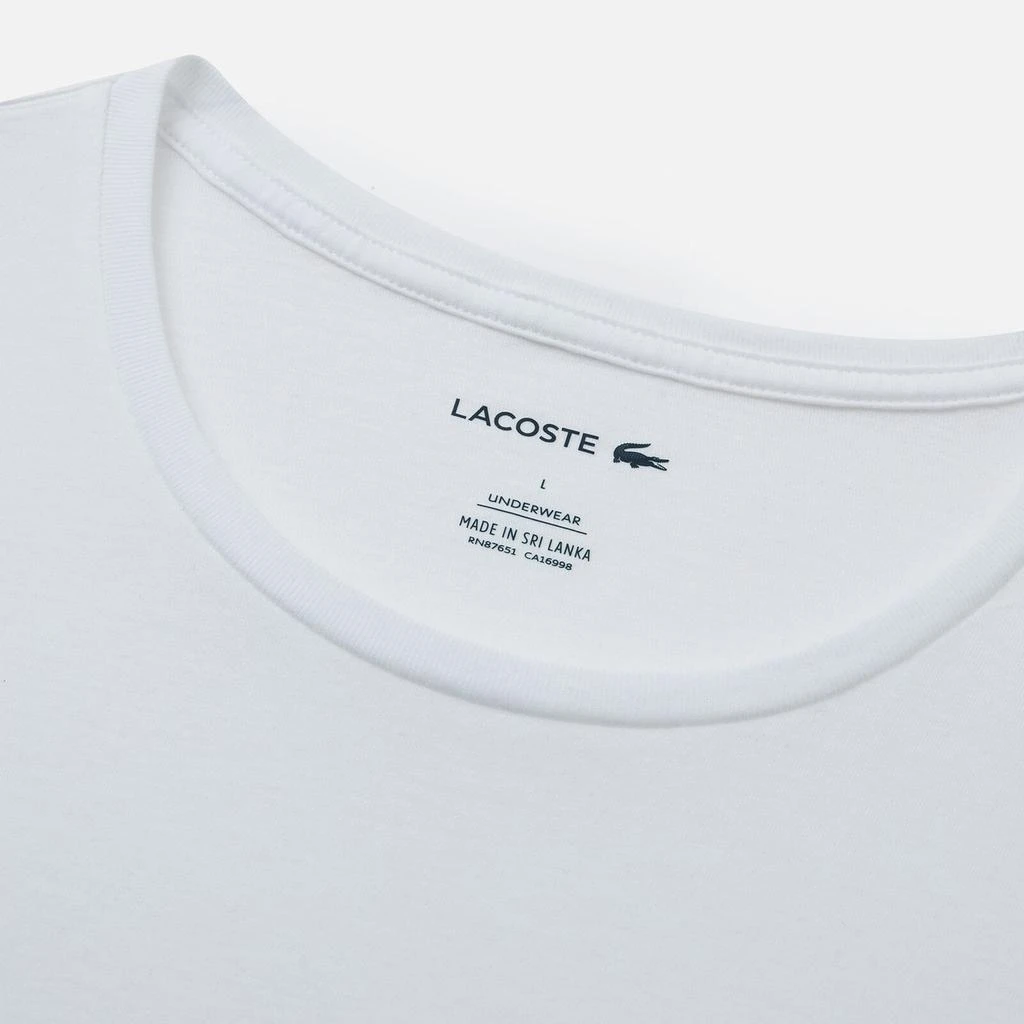 Lacoste Lacoste Three-Pack Crewneck Cotton-Jersey T-Shirts 4