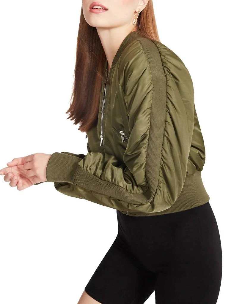 Steve Madden Eva Jacket In Olive 2