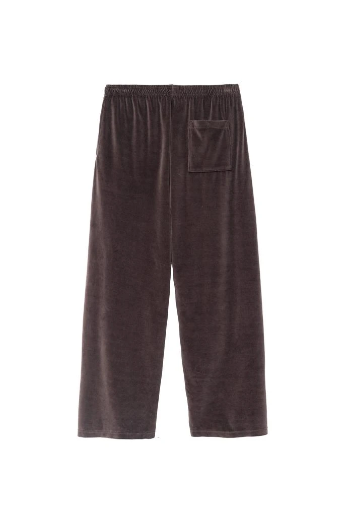 Los Angeles Apparel VLR445GD - Garment Dye Velour Open Bottom Sweatpants 23