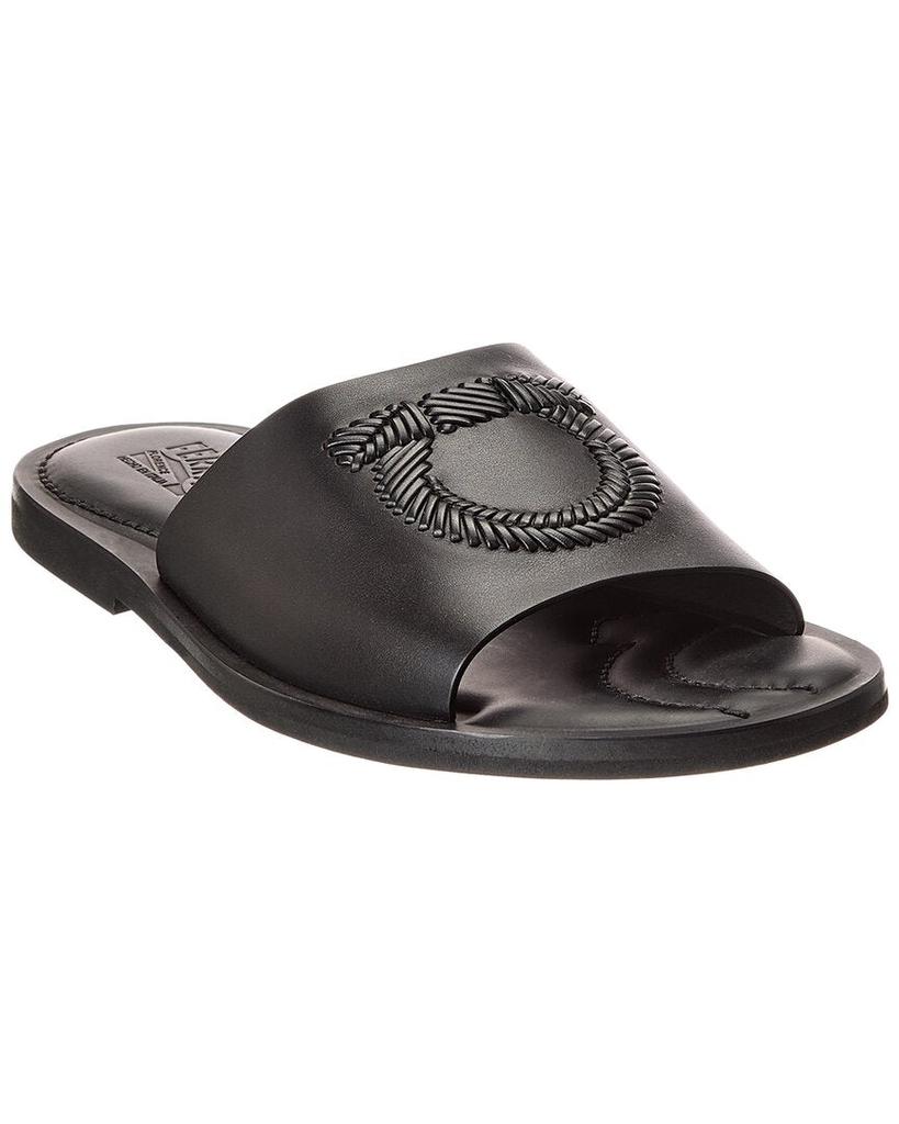 【送料&関税込】Ferragamo Logo Embossed Slip-on Sandals Ferragamo Logo Embossed Slip-on Sandals | italist