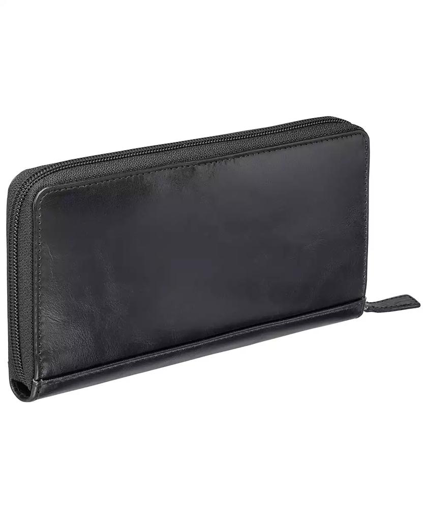 Mancini Leather Goods Men's Casablanca Collection Clutch Wallet