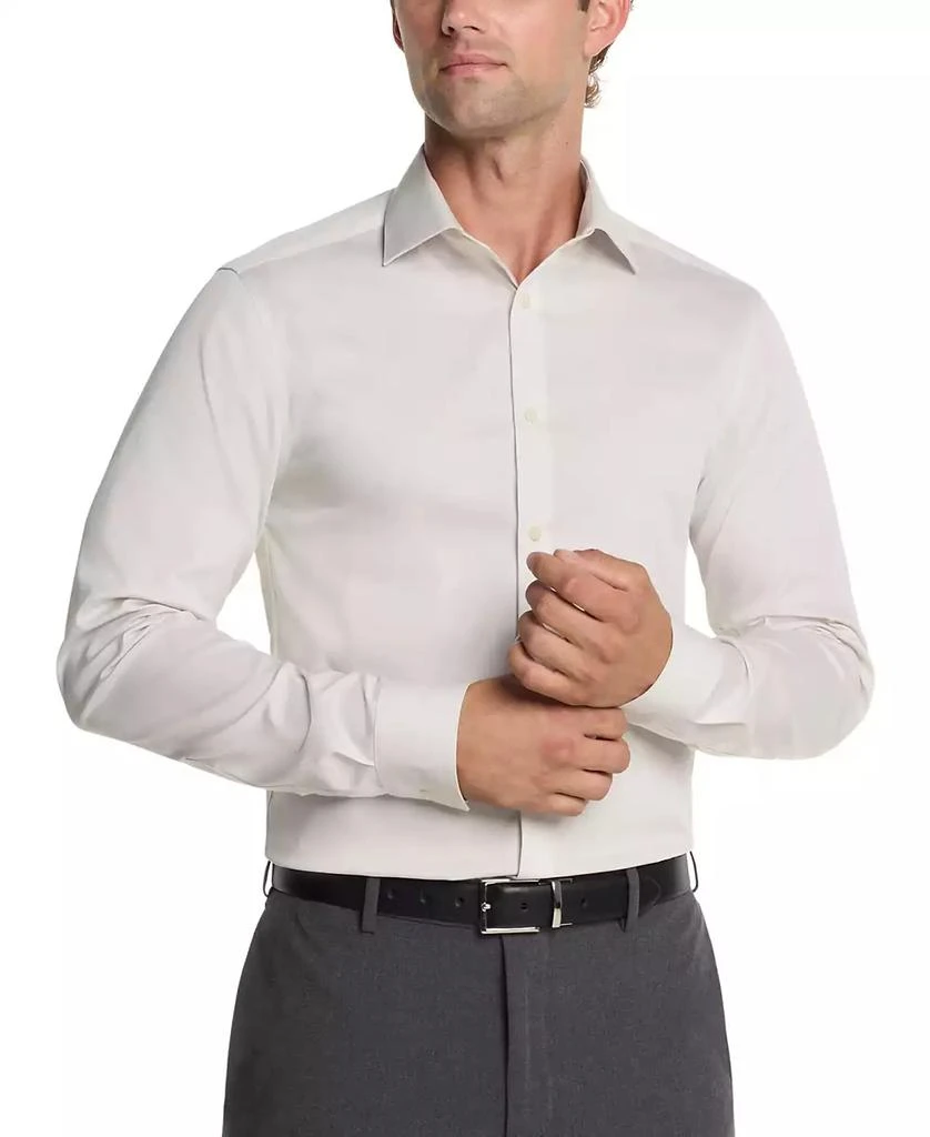 preivew Men's Slim Fit Pincord Dress Shirt color