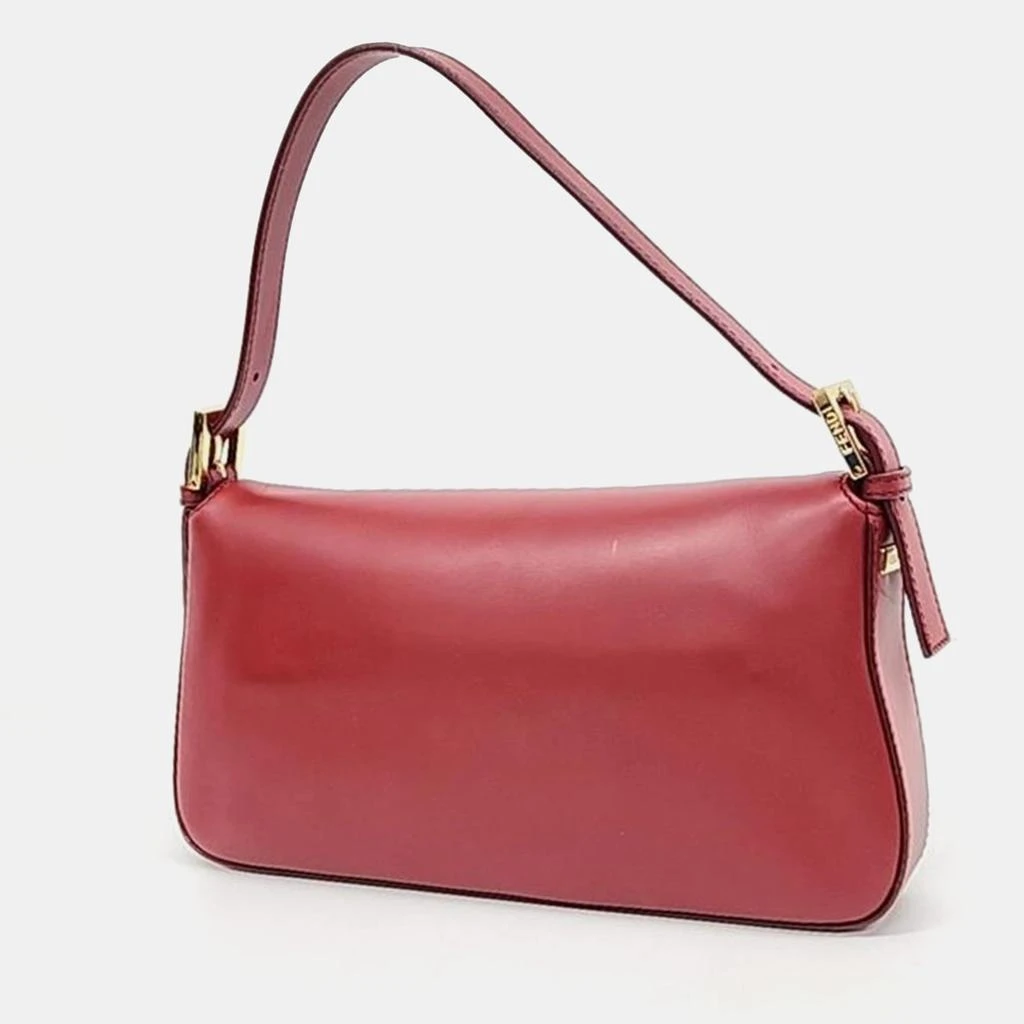 Fendi Fendi Red Leather Baguette Top Handle Bag 2