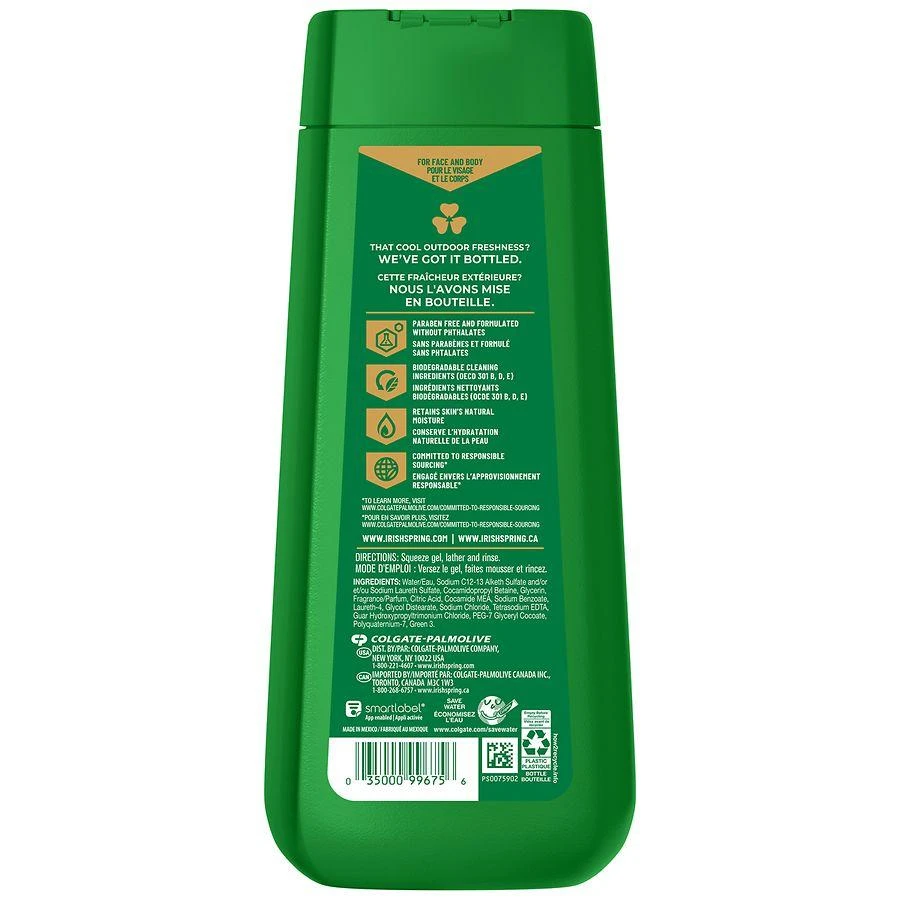 Irish Spring 5 in 1 Body Wash for Men Fresh 6
