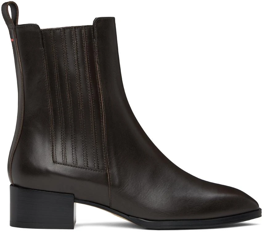 AEYDE Brown Neil Ankle Boots 1