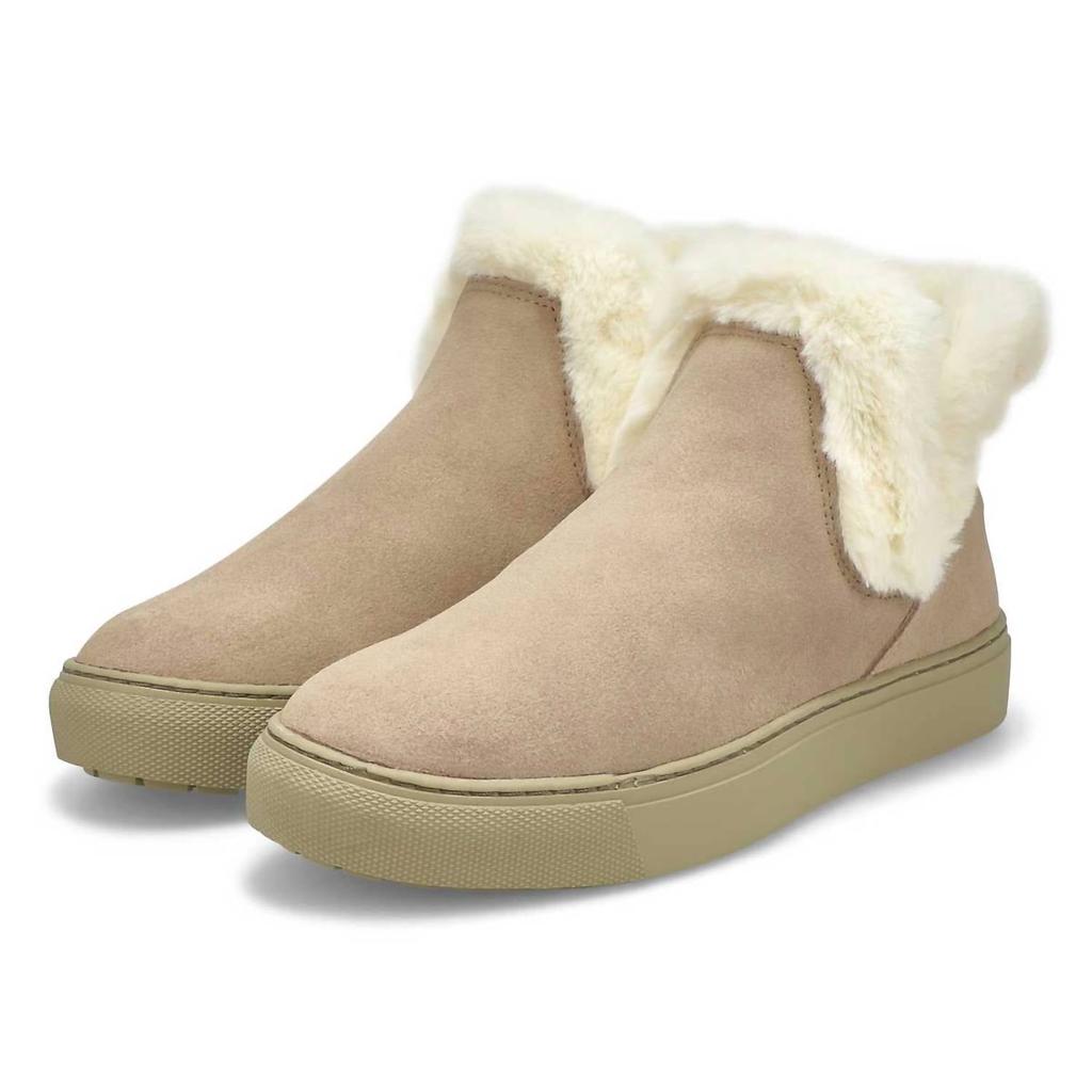 Cougar Women's Duffy Suede Waterproof Winter Boots In Mushroom