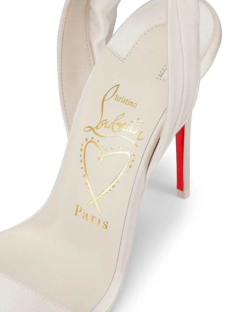 Christian Louboutin Sandale Du Désert 100MM Satin Sandals 5