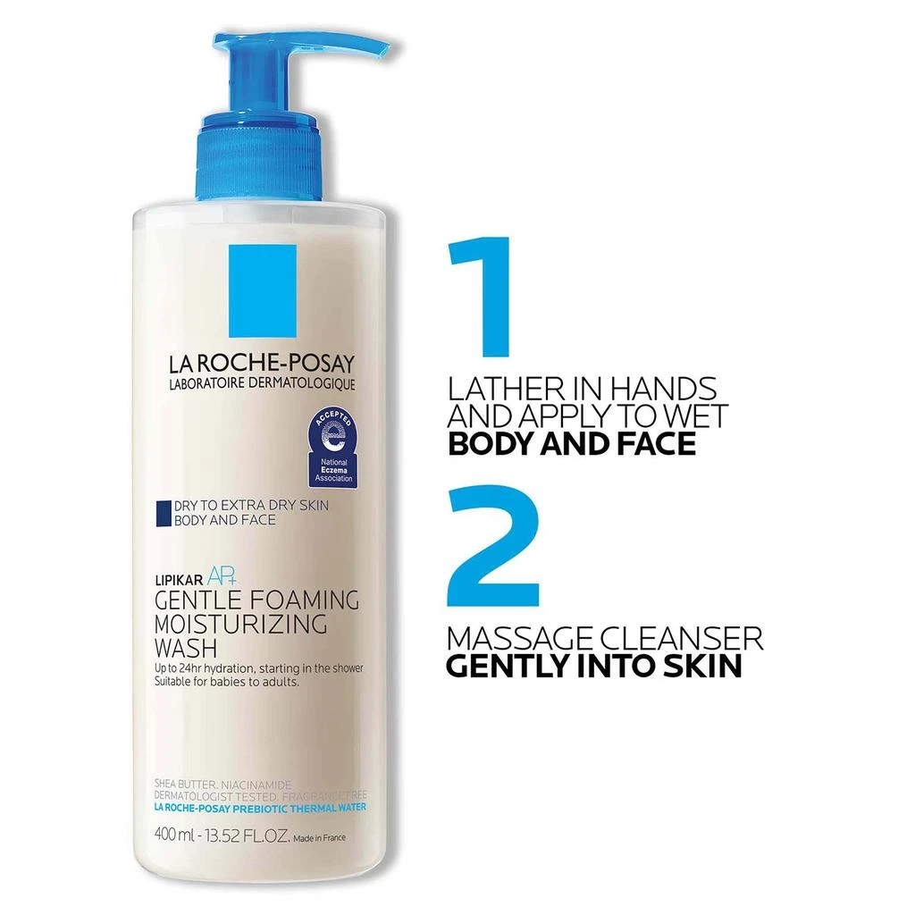 La Roche-Posay La Roche-Posay Lipikar Wash AP Gentle Foaming Moisturising Wash 6