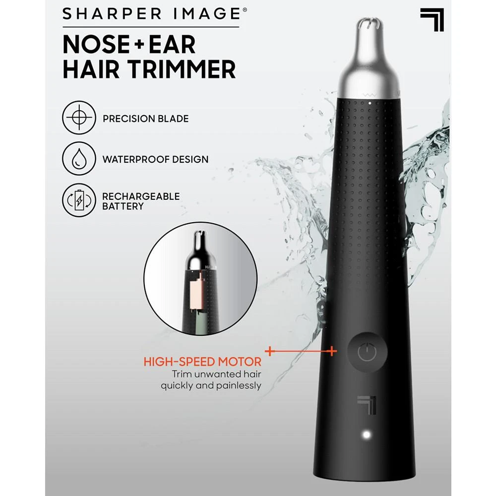 Sharper Image Cordless Water-Resistant Nose + Ear Trimmer 2