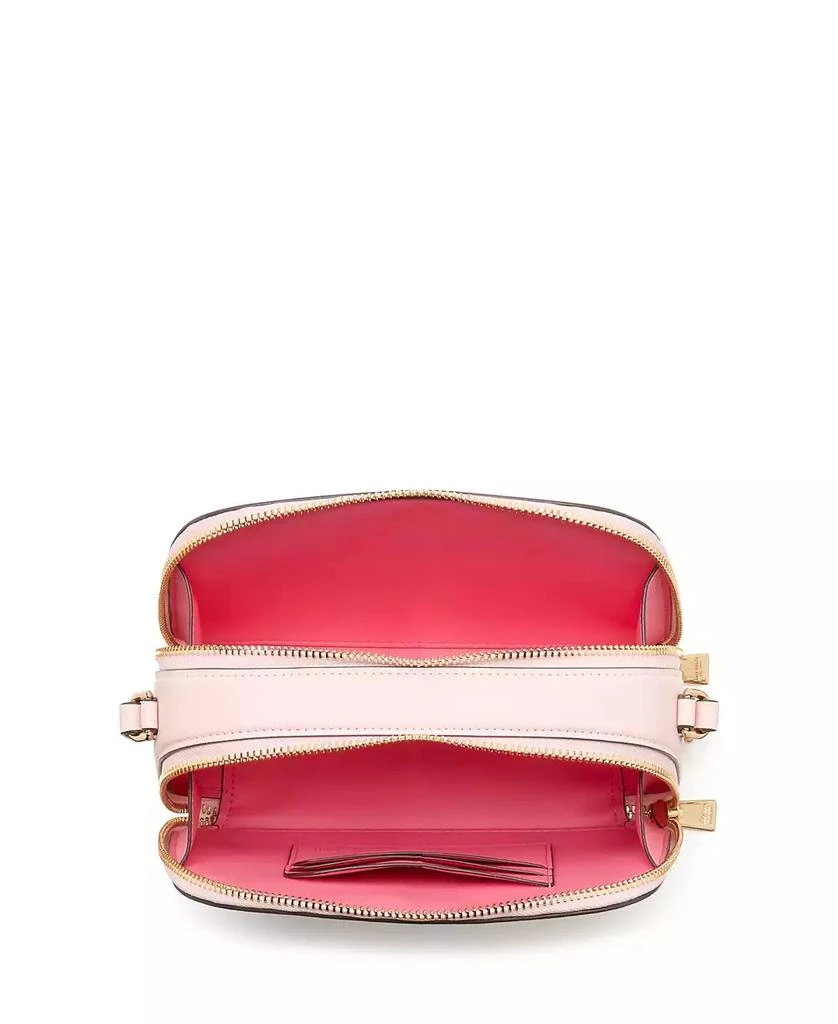 Kate Spade Devin Saffiano Leather Double Zip Dome Crossbody Bag 5