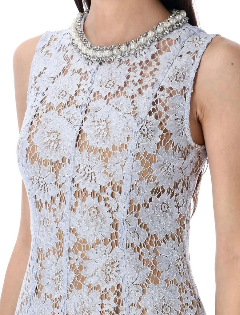 Self-Portrait Lace Pearl Midi Dress  On Sale Now with Up to 25% Off |  Discover Exclusive Deals & Savings at BeyondStyle  Authentic Self Portrait  women > clothing > dresses|self-portrait-lace-midi-dress-pearl-collar with