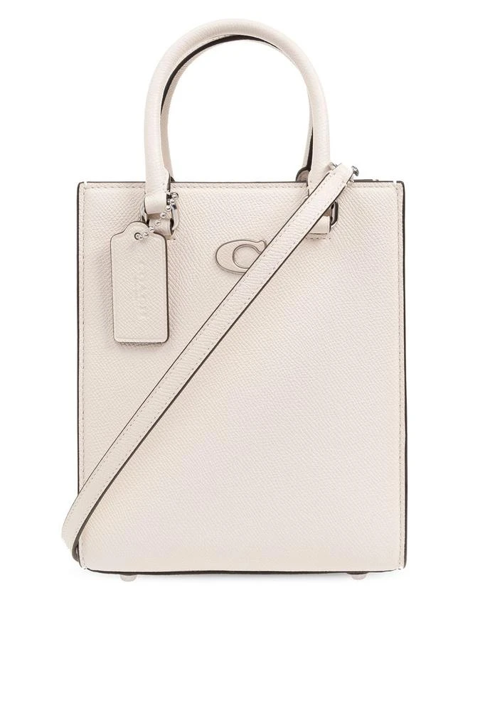 Coach Coach Logo Plaque Top Handle Tote Bag 1