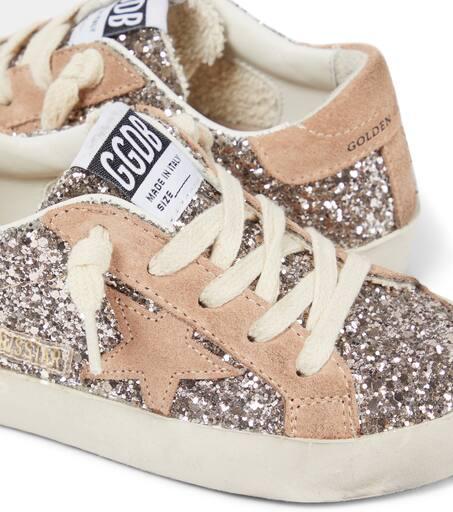 Golden Goose kids high quality glitter star sneakers size 24