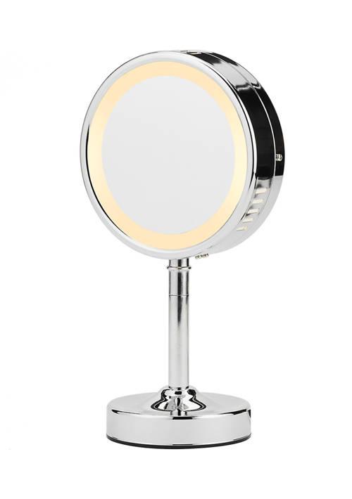 Conair Double Sided Incandescent Lighted Vanity Makeup Mirror 1X 5X Magnification