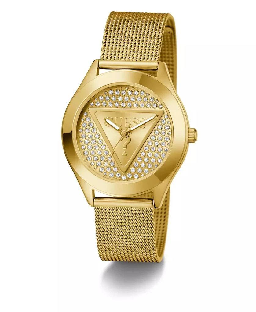 GUESS Women’s Analog Gold-Tone Mesh Watch, 34mm 6