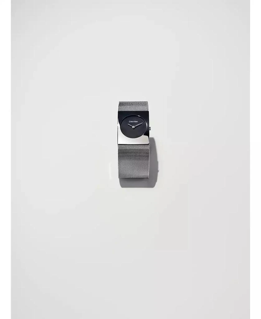 Calvin Klein Women's Pulse Silver Stainless Steel Mesh Watch 26.40mm 4