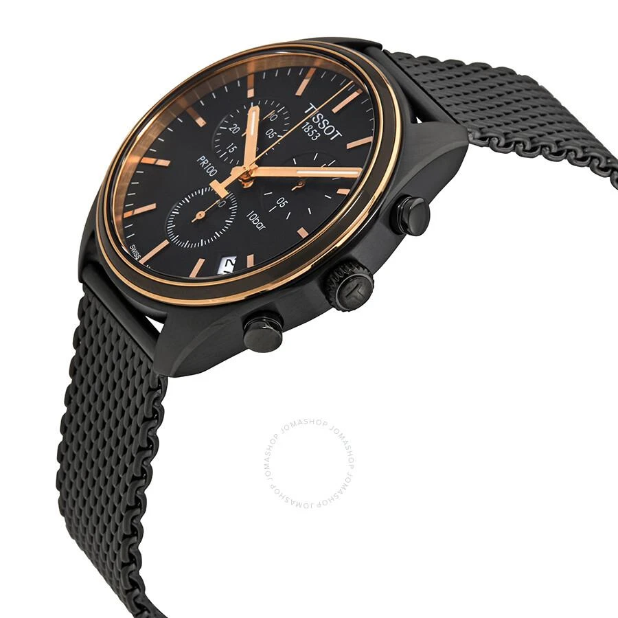 Tissot PR 100 Chronograph Black Dial Men's Watch T101.417.23.061.00 2