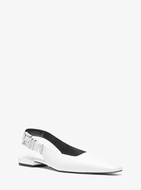 Michael Kors Darrington Leather Flat 1