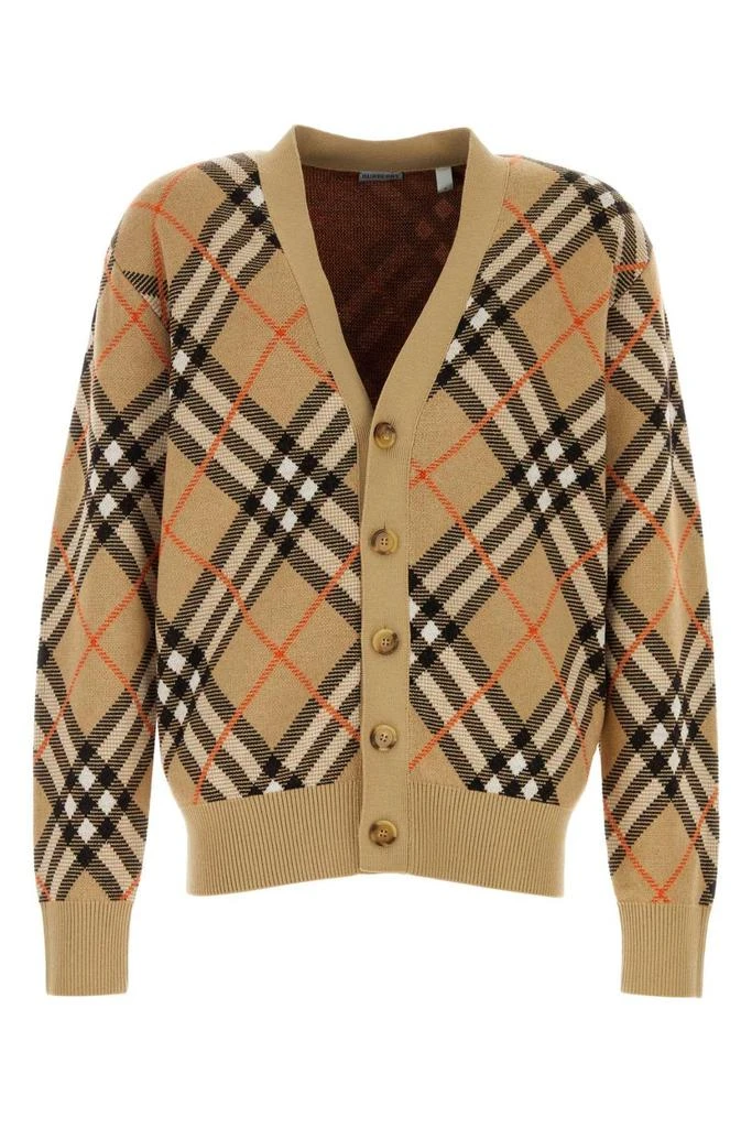Burberry Burberry Vintage Check V-Neck Cardigan 1