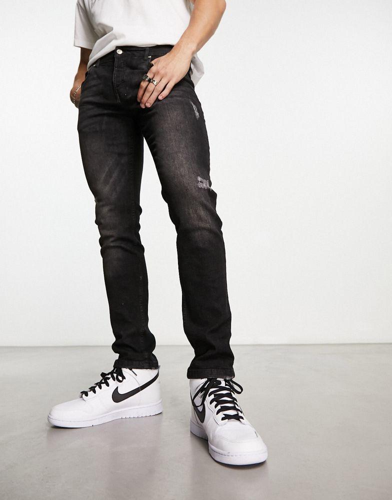 Bolongaro Trevor Bolongaro Trevor skinny fit washed black jeans