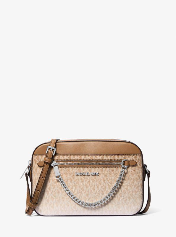 Michael Kors Jet Set Large Ombré Signature Logo Crossbody Body