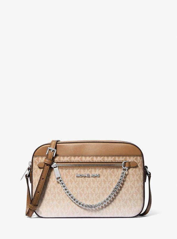 Michael Kors Jet Set Large Ombré Signature Logo Crossbody Body 1
