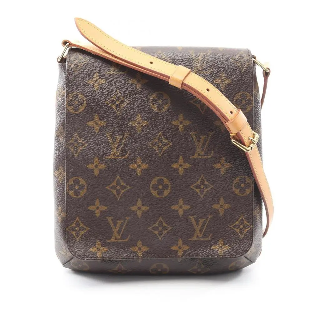 Louis Vuitton Monogram Coated Canvas Leather Handbag Shoulder Bag (Pre-Owned)