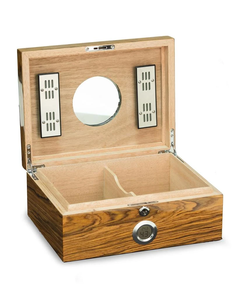 Bey-Berk Olive Wood Cigar Humidor 2