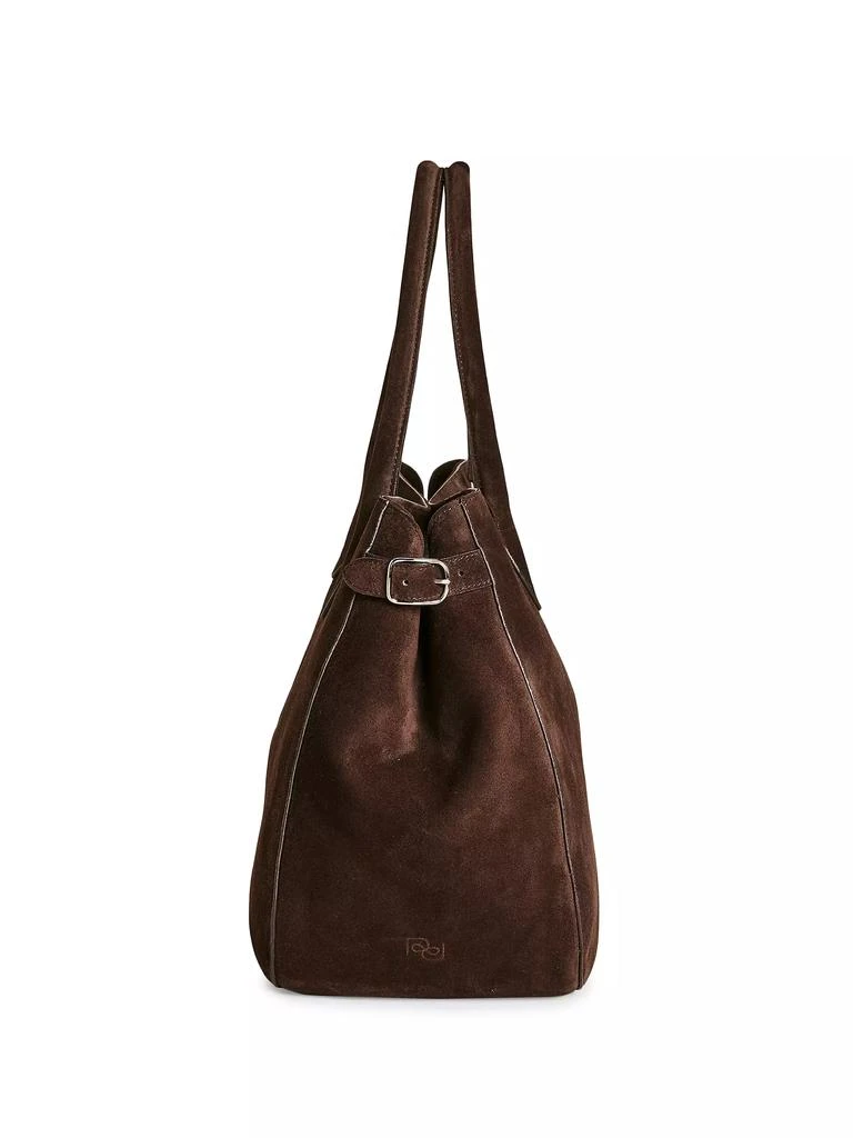 Reformation Patrizia Oversized Suede Tote Bag 4