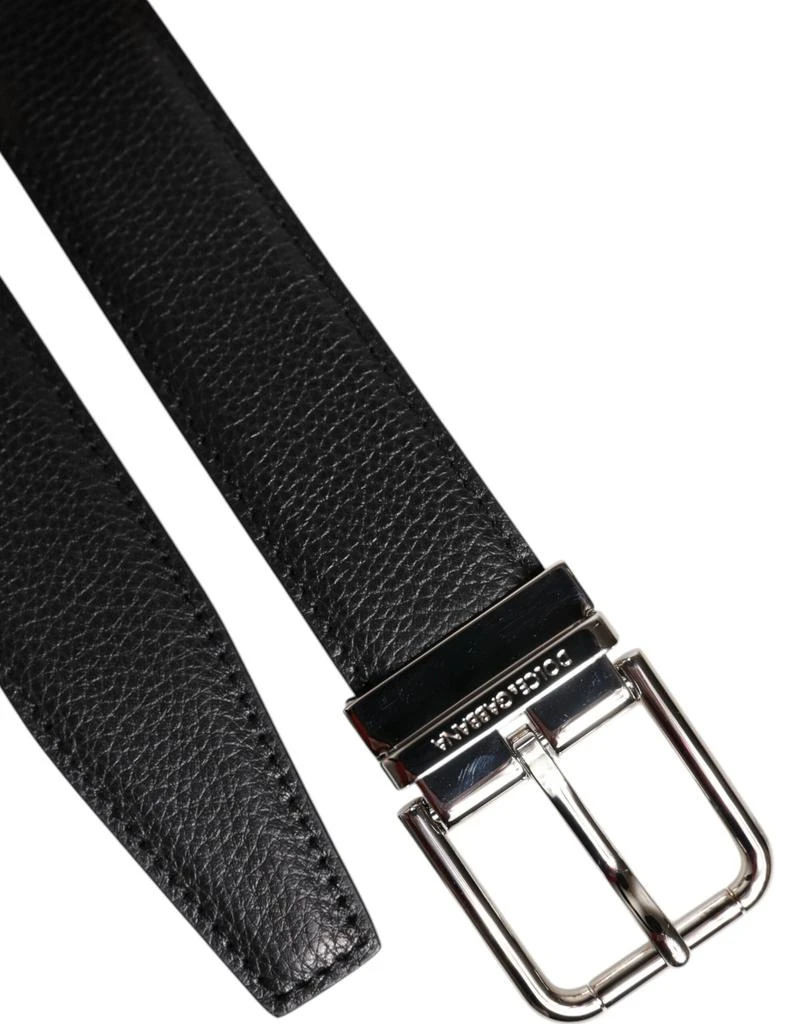 Dolce & Gabbana Leather Metal Buckle Men's Belt 5