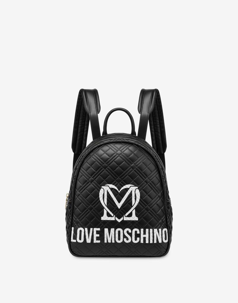 Love Moschino Logo Quilt Backpack