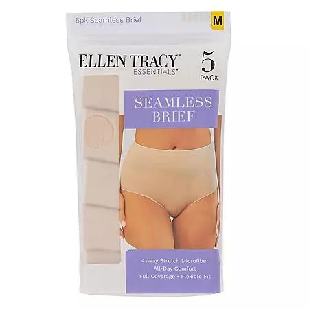 Ellen Tracy Ellen Tracy Women's 5-Pack Seamless Brief 4