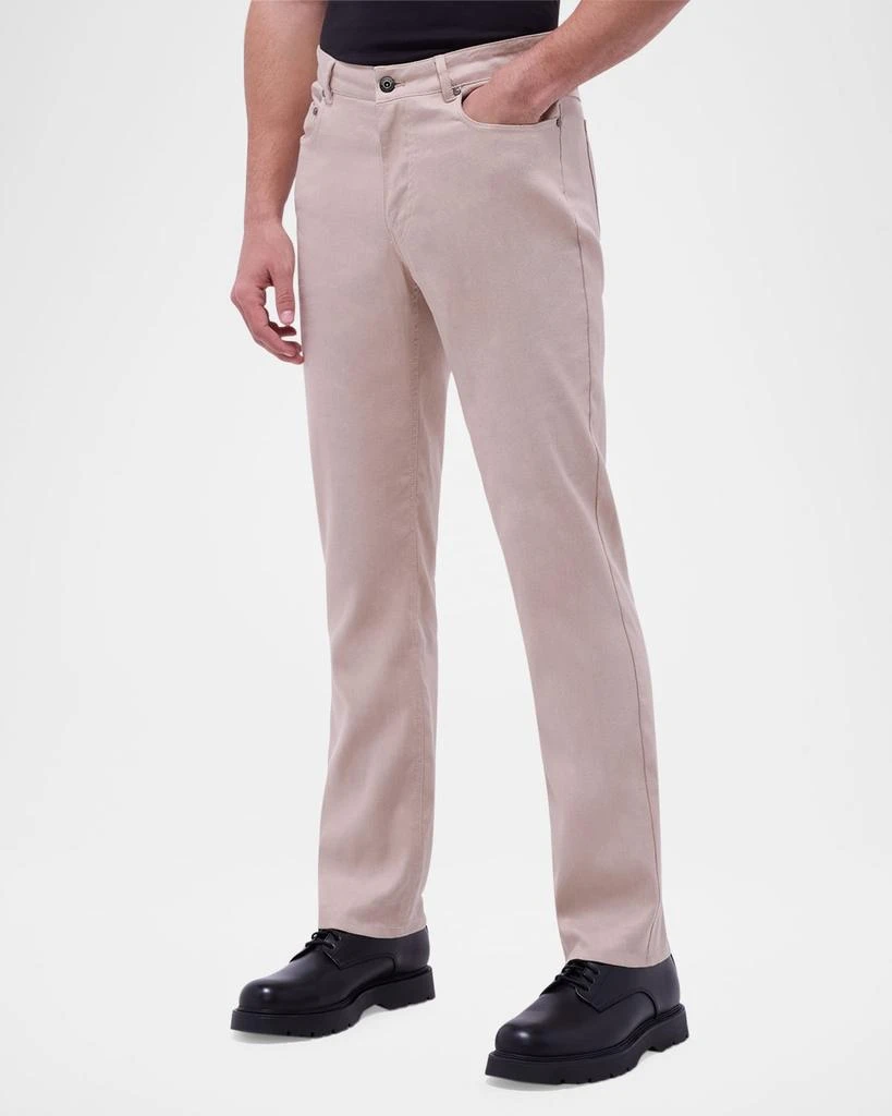 BUGATCHI Men's Linen-Cotton Stretch Pants 3